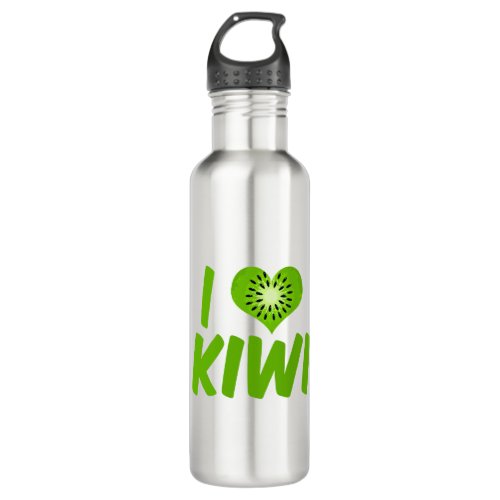 I Love Kiwi Stainless Steel Water Bottle