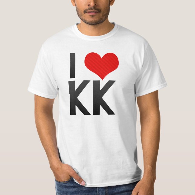 I Love KK T-Shirt (Front)