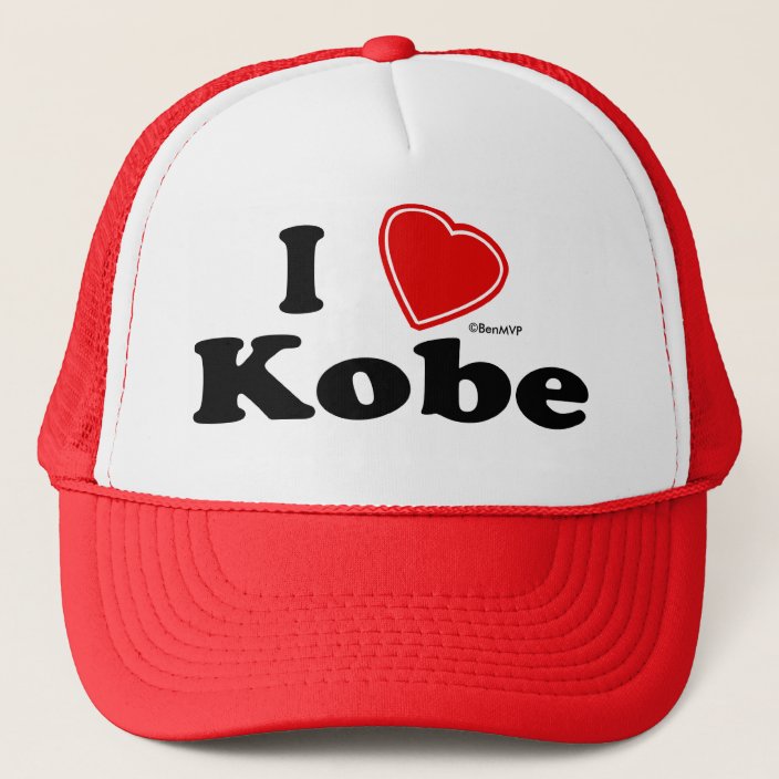 I Love Kobe Mesh Hat