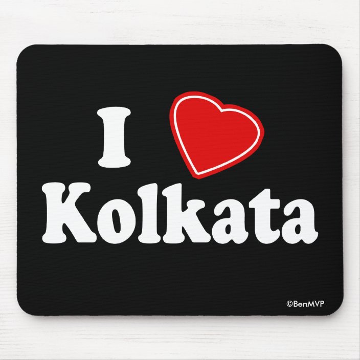 I Love Kolkata Mouse Pad