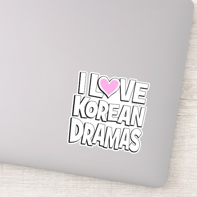 I Love Korean Dramas Sticker (Detail)