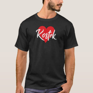 I Love Kostek First Name I Heart Named T-Shirt