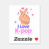 I love kpop' Sticker