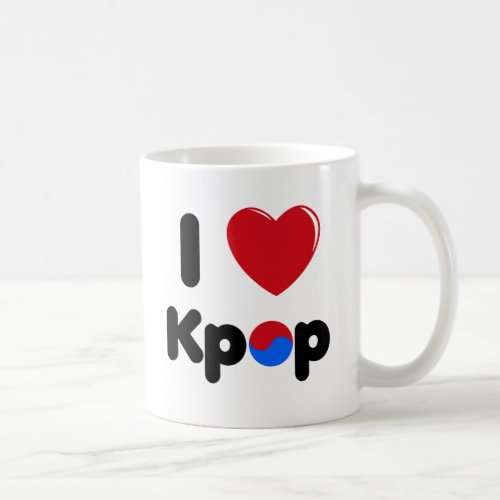 I love Kpop mug