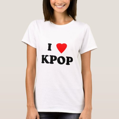 I Love Kpop t_shirt 