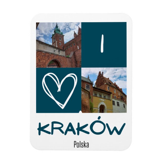 I love Krakow  Magnet (Vertical)