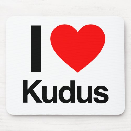 i love kudus mouse pad