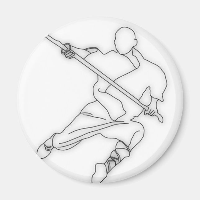 I Love Kung-Fu 2 Magnet (Front)