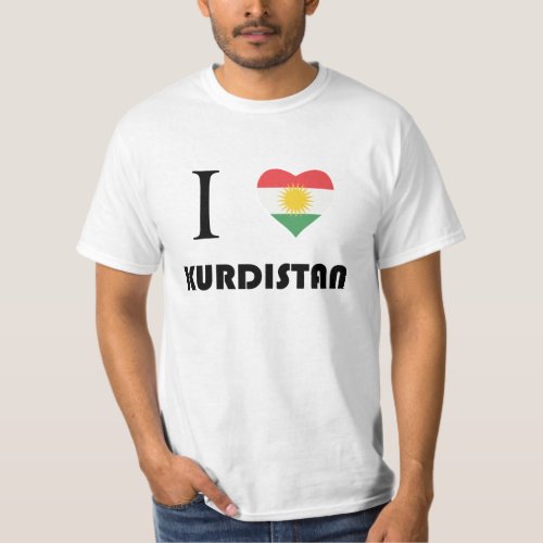 I Love Kurdistan T_Shirt
