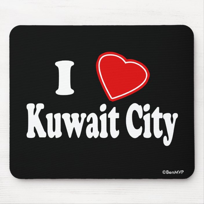 I Love Kuwait City Mousepad