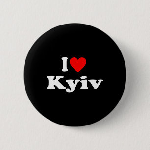 I Love Kyiv City Ukraine Clic Button