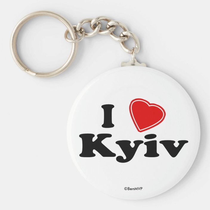 I Love Kyiv Key Chain