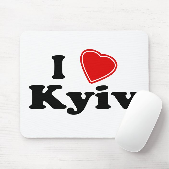 I Love Kyiv Mouse Pad