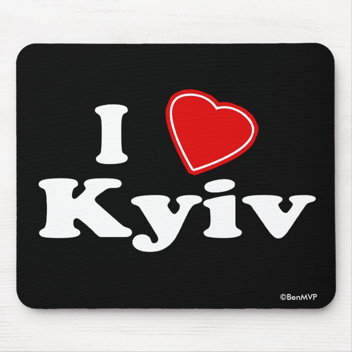 I Love Kyiv Mousepad