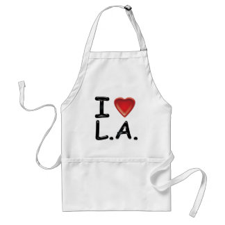 I love L.A. Adult Apron