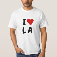 I love L A | custom text heart LA Los Angeles