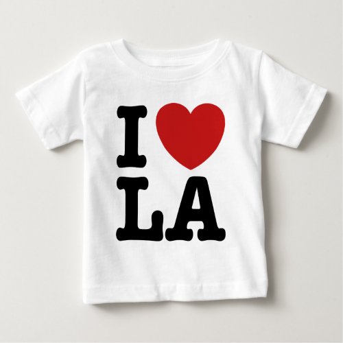 I Love LA Baby T_Shirt