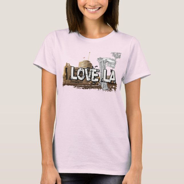 I love LA - Girls of Los Angeles #1 T-Shirt (Front)
