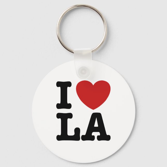 I Love LA Keychain (Front)