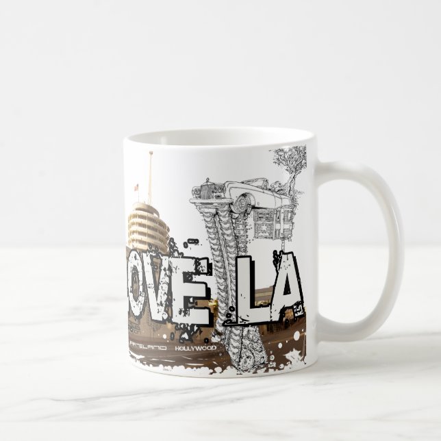I love LA - Los Angeles #1 Coffee Mug (Right)