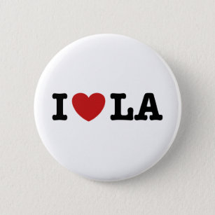 I Love LA Pinback Button