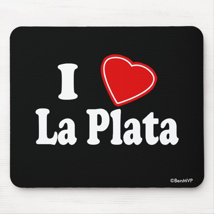 I Love La Plata Mouse Pad