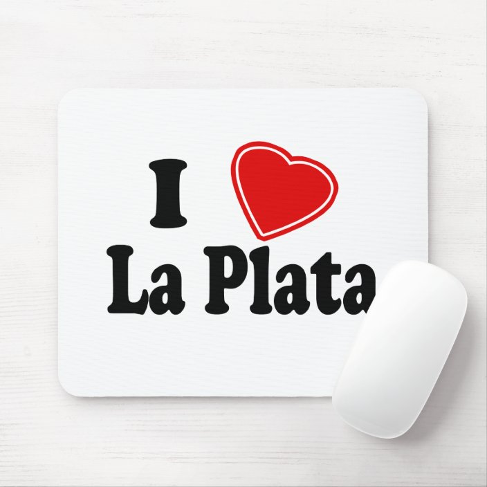 I Love La Plata Mousepad