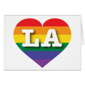 I Love LA Rainbow Heart (Front Horizontal)
