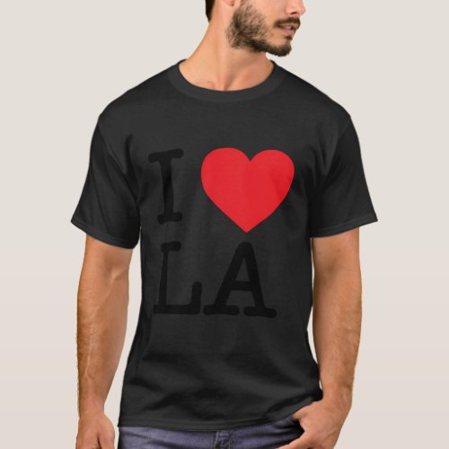 I Love La Short Sleeve I Heart Los Angeles Top