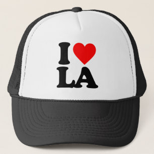 I LOVE LA TRUCKER HAT