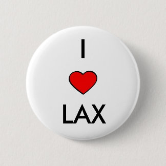 i love lacrosse pinback button