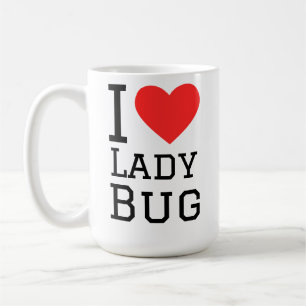 I love lady bug coffee mug