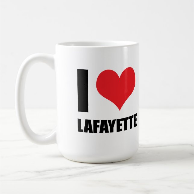 I love Lafayette Coffee Mug (Left)