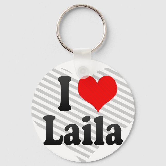 I love Laila Keychain (Front)