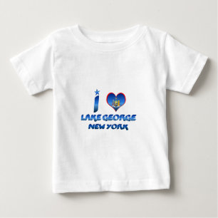 I love Lake George, New York Baby T-Shirt