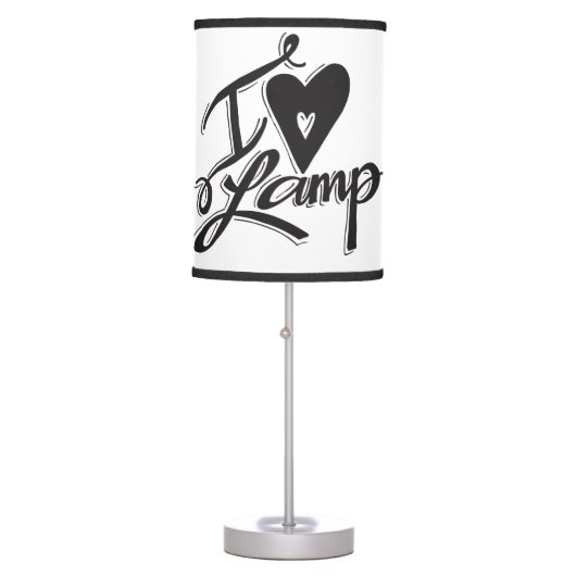 "I Love Lamp" Table Lamp (Front)