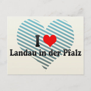 I Love Landau in der Pfalz, Germany Postcard