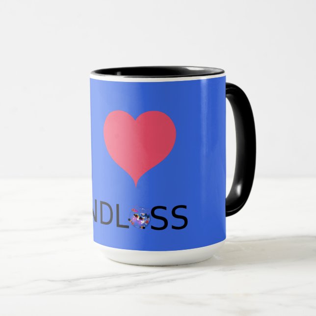 I love landloss mug (Front Right)