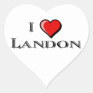 I Love Landon Gifts on Zazzle