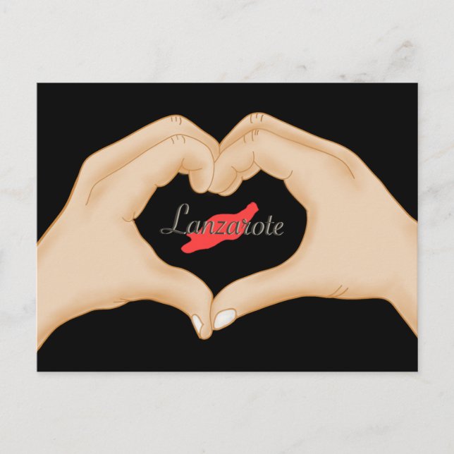 I love Lanzarote Postcard (Front)