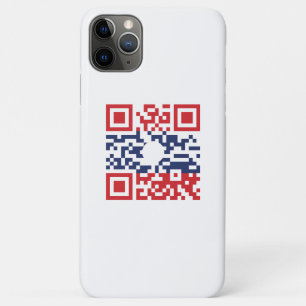 I Love Laos (Khoy Huk Lao) Flag QR Code   Lao Geek iPhone 11 Pro Max Case