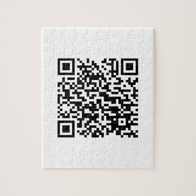 I Love Laos (Khoy Huk Lao) Flag QR Code | Lao Geek Jigsaw Puzzle (Vertical)