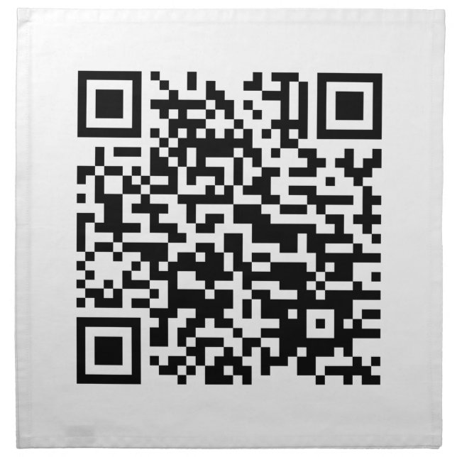 I Love Laos (Khoy Huk Lao) Flag QR Code | Lao Geek Napkin (Front)