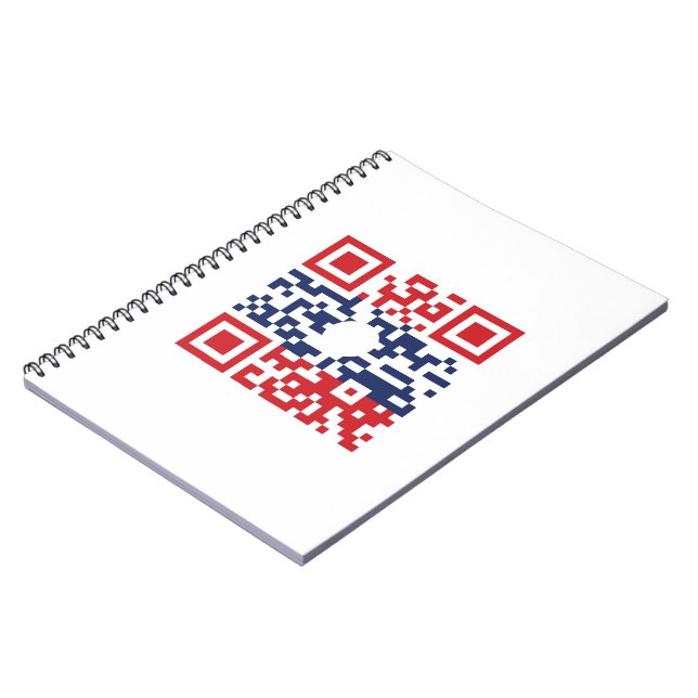 I Love Laos (Khoy Huk Lao) Flag QR Code | Lao Geek Notebook (Left Side)