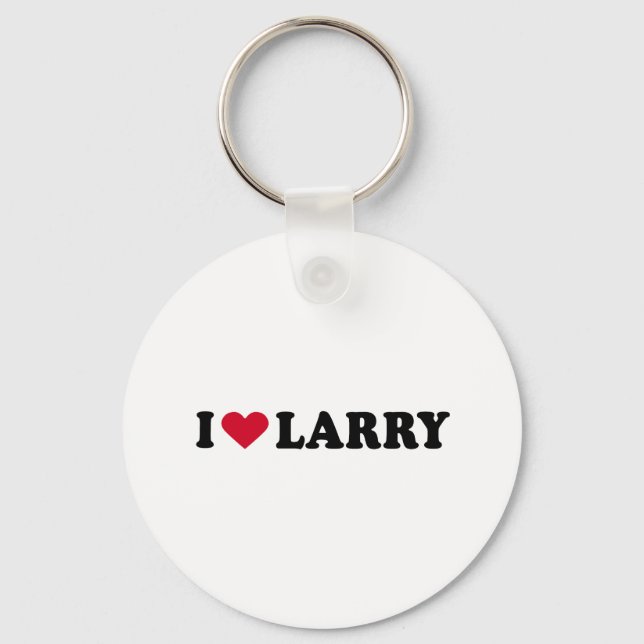 I LOVE LARRY KEYCHAIN (Front)