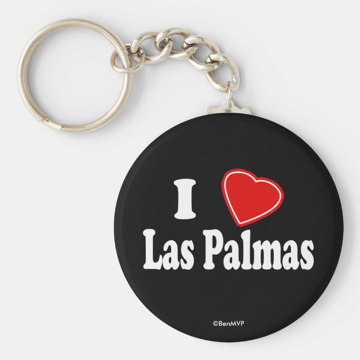 I Love Las Palmas Keychain