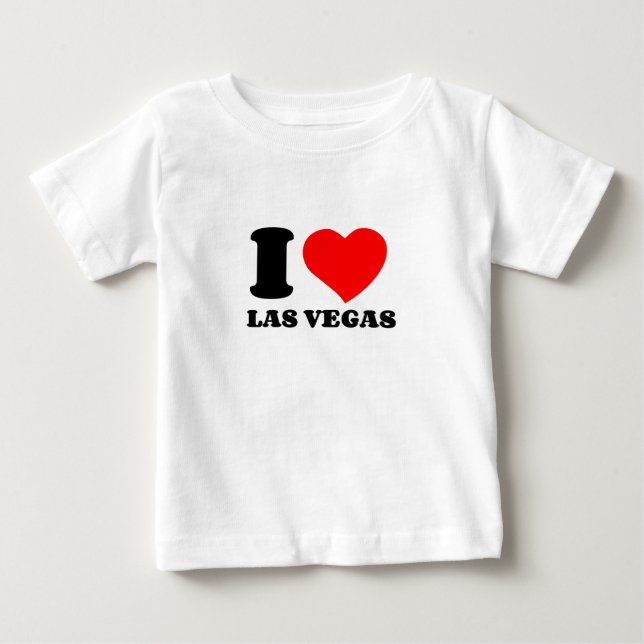 I LOVE LAS VEGAS BABY T-Shirt (Front)