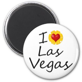 I Love Las Vegas Magnet by LasVegasIcons at Zazzle