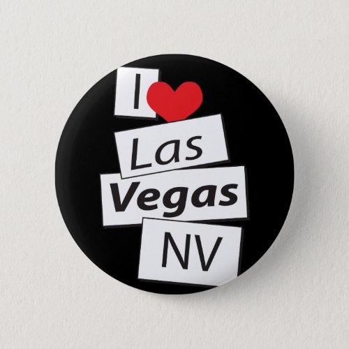 I Love Las Vegas NV Button