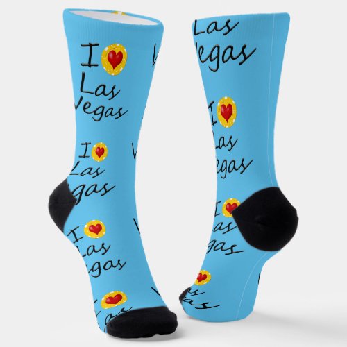 I Love Las Vegas Socks